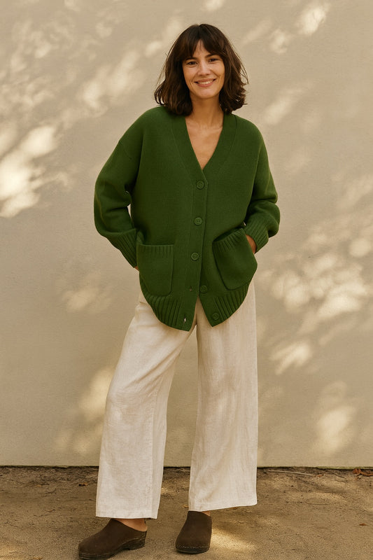mona cashmere cardigan