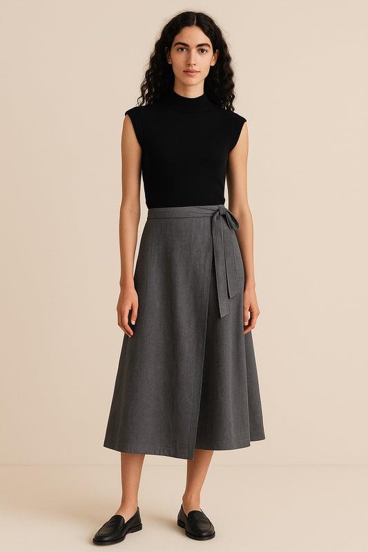 lola cashmere mock-neck