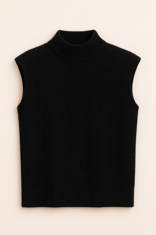 lola cashmere mock-neck